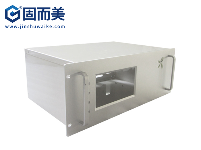 新品銑鋁面板4U服務(wù)器機箱定制絲印設(shè)計工業(yè)級工控機箱
