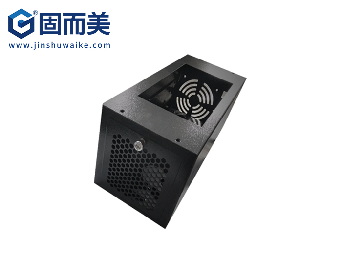機箱外殼帶風(fēng)扇 小型金屬機箱外殼定制 鈑金箱體加工定做
